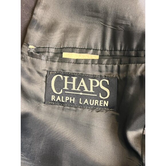 Chaps Ralph Lauren Blazer Mens 43R Wool Gold Buttons Double Vent Classic Jacket - Picture 3 of 13